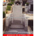 beige china tombstone with roofing